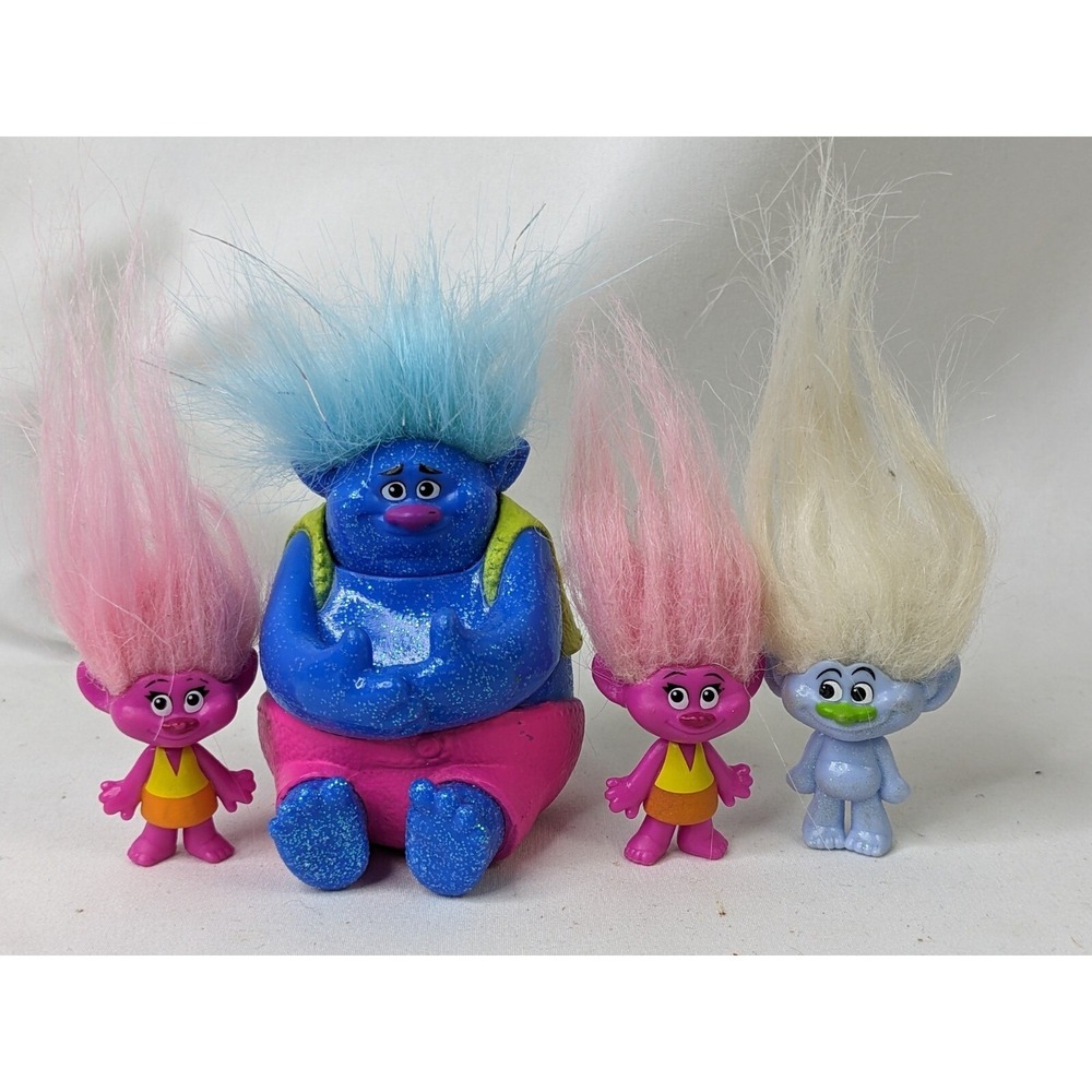 Dreamworks‎ Trolls Figure Lot Biggie Moxie Guy